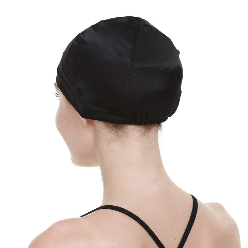 FocusCare Wig Cap,100% Mulberry Silk Hair Loss Cancer Women Bald Head Elastic Band Black - Image 3